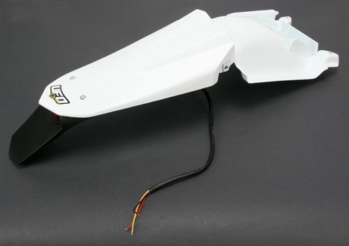 UFO zadní blatník HUSQVARNA 4T 08-09 se světlem barva bílá