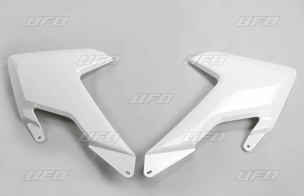 UFO kryty chladiče HUSQVARNA TC 125/300 / FC 250/350/450 16-18, TC 250 / FE 250/350/450/501 / TE/TX 125/250/300 17-18 barva bílá