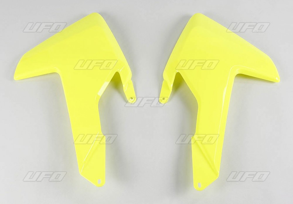 UFO kryty chladiče HUSQVARNA TC 125/300 / FC 250/350/450 16-18, TC 250 / FE 250/350/450/501 / TE/TX 125/250/300 17-18 barva žlutá fluorescenční