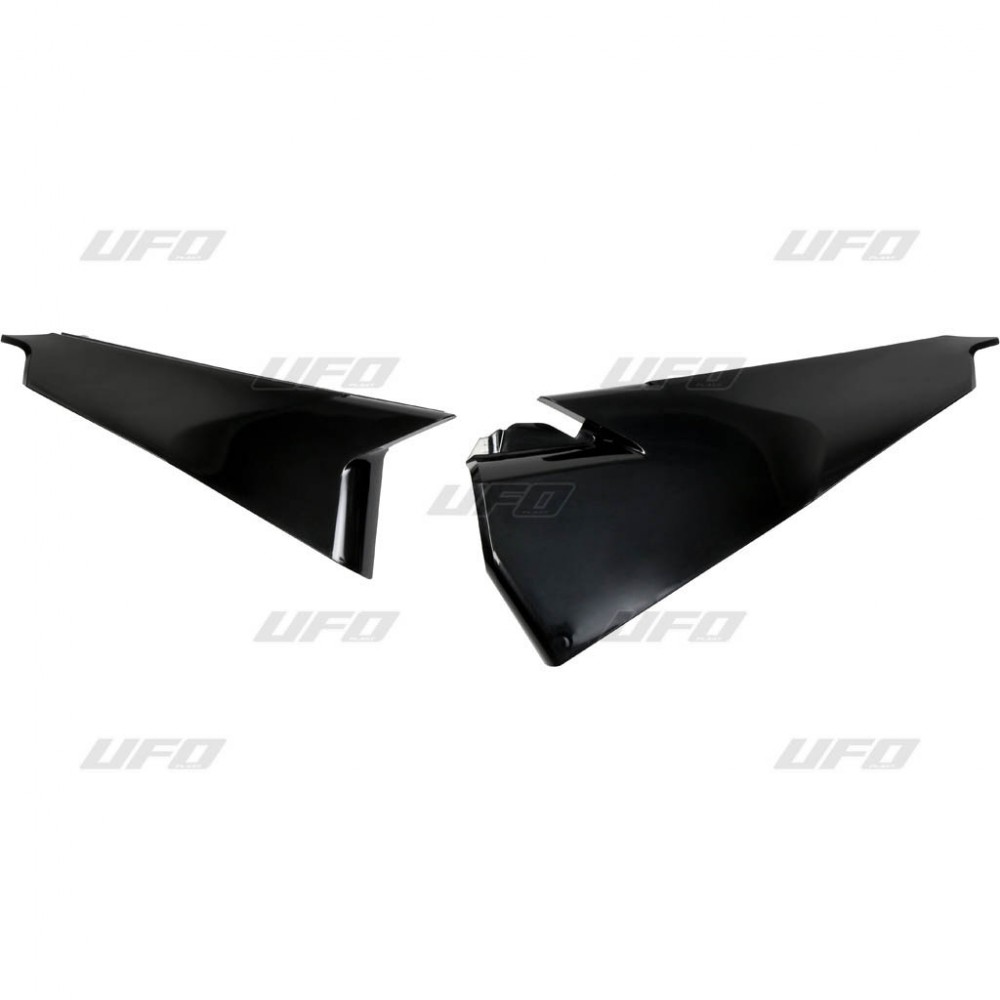 UFO boční tabulky na startovací číslo HUSQVARNA TC 125/250 19-22, TE 150/250/300 20-23, FC 250/350/450 19-22, FE 250/350/450/501 20-23, (horní) barva černá