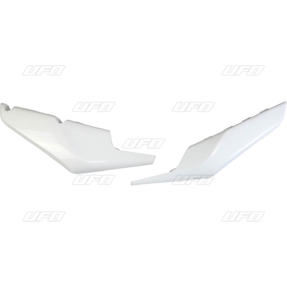 UFO boční tabulky zadní HUSQVARNA TC 125/250 19-22, FC 250/350/450 19-22, TE 150/250/300 20-23, FE 250/350/450/501 20-23, (dolní) barva bílá