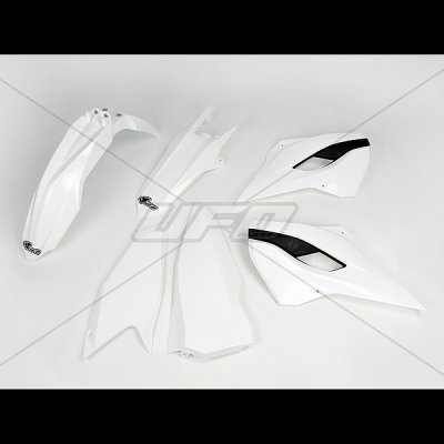 UFO kompletní sada plastů HUSQVARNA TE/FE 125/250/300/350/450 15-16 barva bílá (HU615E041)