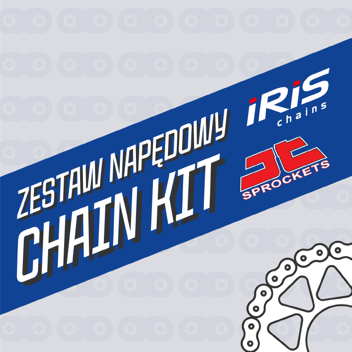 IRIS sada pohonu kompletní YAMAHA FZ6 N / S FAZER '04-'10 (16/46/530OR-118GG) (řetězová kolečka JT, zadní černé, přední s gumou, řetěz IRIS OR zlatý, nýtovací spojka)
