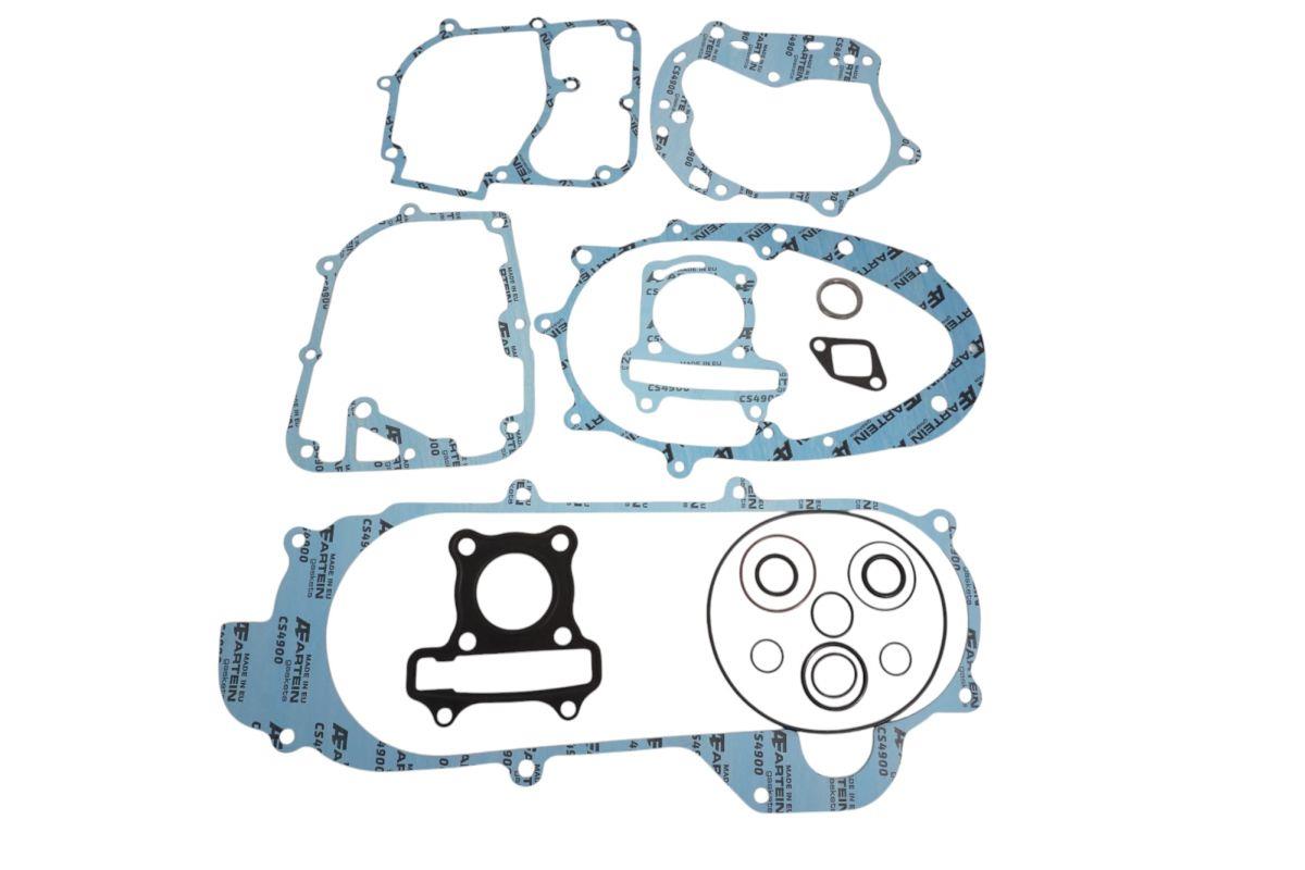 Xradical (ARTEIN GASKETS) complete gasket set KYMCO vitality 50 4t , agility R10 50 4t , agility R12 50 4t , PEUGEOT V-CLIC 50 4t (KYMCO gy6 engine / motor KYMCO gy6) (J0000KM000599)