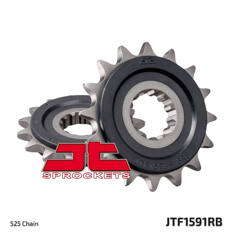 JT řetězové kolo přední 2091 16 s gumou YAMAHA FZ8 10-15, MT 09 14-17, MT 07 14-18, TDM 900 02-13, MT10 16-17(209116JTRB)* (řetěz 525)
