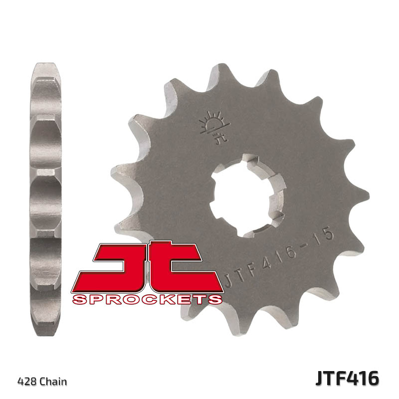 JT řetězové kolo přední 416 15 YAMAHA YZ 80 94-01, SUZUKI RM 80/85 84-13 (41615JT) (řetěz 428)