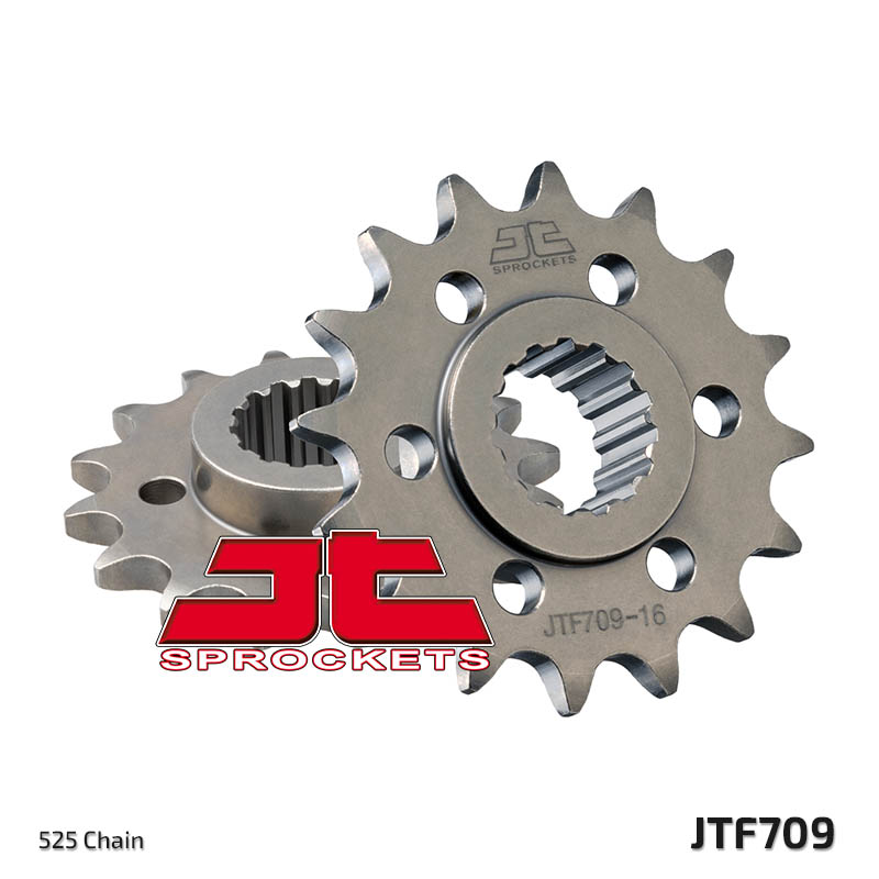 JT řetězové kolo přední 2150 16 APRILIA 750/900 doRSODURO/ABS 07-19, SHIVER/GT/ABS 07-19, 1200 doRSODURO/ABS 11-16 (215016JT) (řetěz 525)