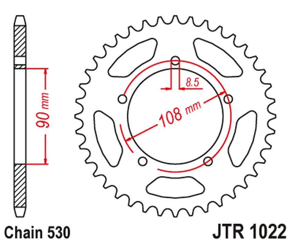 JT SPROCKETS JTR1022.40 (102240jt)