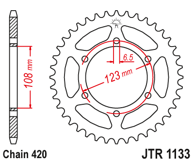 JT rozeta 4412 59 APRILIA SX 50 -18-19 (441259JT) (řetěz420) (JT rozeta 4412 59 APRILIA SX 50 -18-19 (441259JT) (řetěz420))