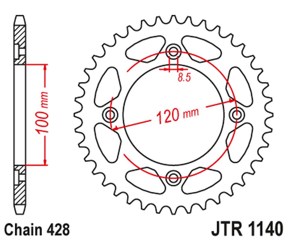 JT rozeta 4478 54 BETA 125 RR/RE '08-20' (447854JT)