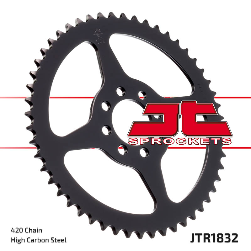 JT rozeta 4461 52 YAMAHA DT 50R '99-'02 (446152JT) (řetěz 420) - může nahradit 832 52 (JTR832.52)