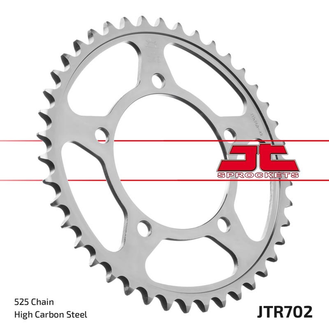 JT řetězové kolečko zadní 4363 44 APRILIA SL 750 SHIVER '07-'16, SHIVER 900 '17-'20, DORSODURO 900 '17-'20 (JTR702.44) (řetěz 525)