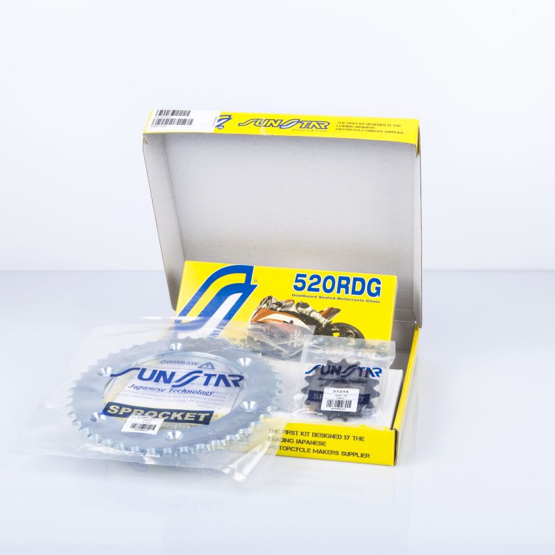 SUNSTAR chain set (15/46/108) (to 750cc) (SUN38715/SUN3610-46/SS520RDG-108N) - made in japan - (K520RDG084)
