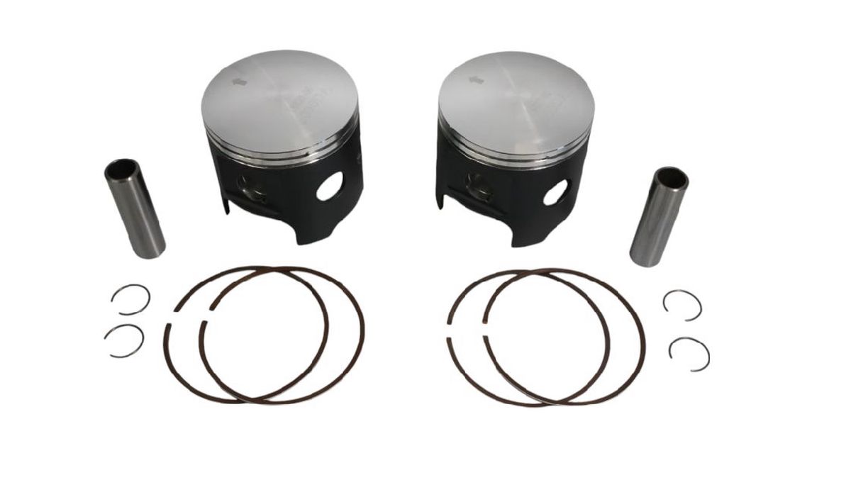 WOSSNER complete pistons (water scooter) KAWASAKI js 550 sx 82-95 (std. +0,50mm) (75,38mm) (pin 16mm) (K6030D050-2)