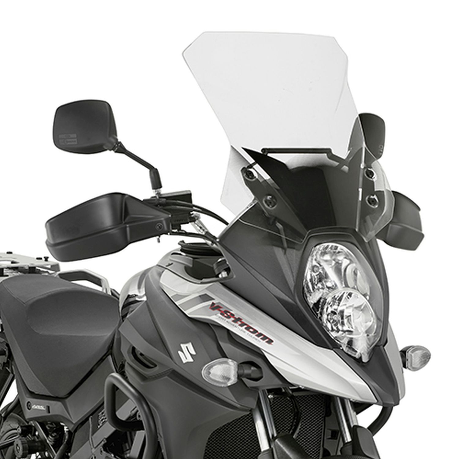 KAPPA plexi štít SUZUKI DL 650 V-STROM 17-24 44 X 43 cm průhledný - USZKODZONA dolní KRAWĘDŹ štítu