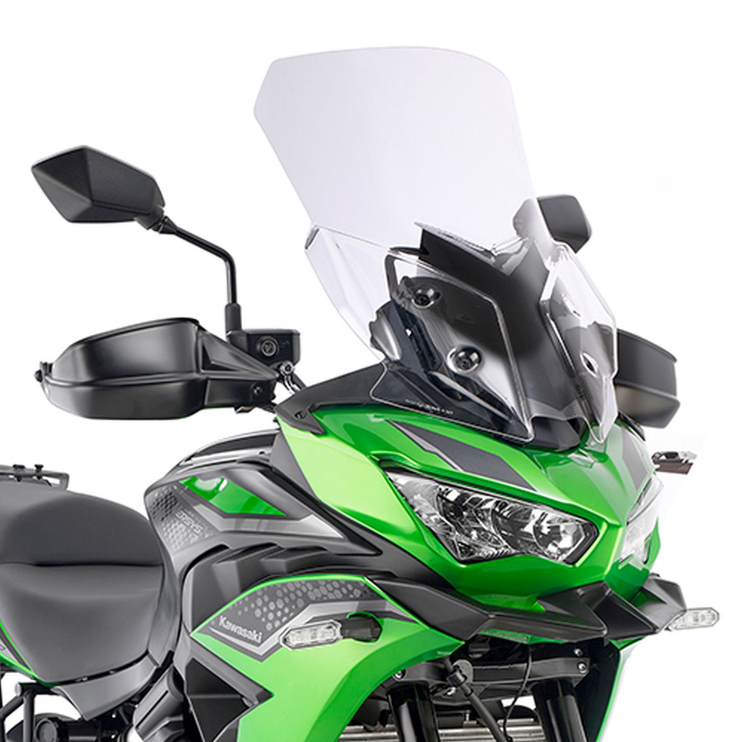 KAPPA plexi štít KAWASAKI VERSYS 650 22-25, 54,5 X 40 cm průhledný - malé škrábance