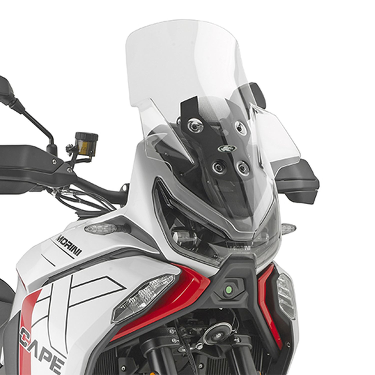 KAPPA plexi MOTO MORINI X-CAPE 1200 '26, (53 x 43,5 cm) čiré (6,5 cm vyšší než originální)