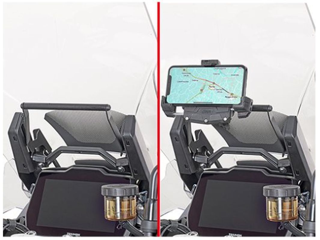 KAPPA fitting kit for bags and GPS/smartphone holders TRIUMPH TIGER 1200 GT/GT PRO/EXPLORER/RALLY EXPLORER 22-25