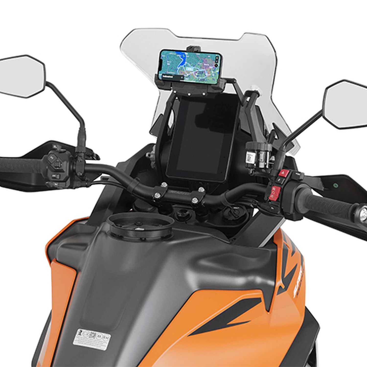 KAPPA hrazda pro montáž brašen a držáků GPS/smartphone KTM 1390 SUPER ADVENTURE S 26, 1390 SUPER ADVENTURE S EVO 26