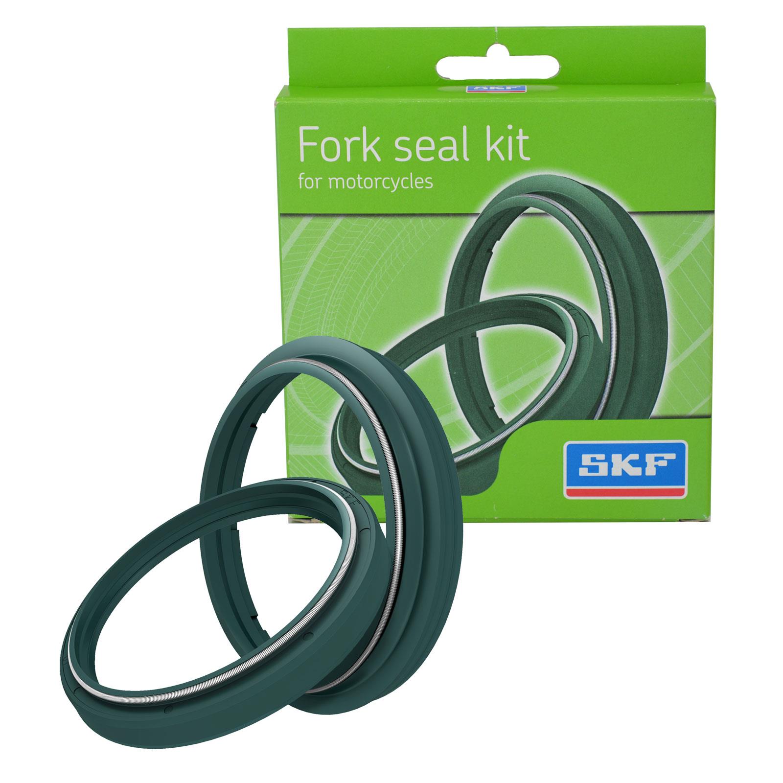 Levně SKF sada (1 laga) těsnění předního zavěšení (olejové a prachové) SHOWA 45mm (SKF sada (1 laga) těsnění předního zavěšení (olejové a prachové) SHOWA)