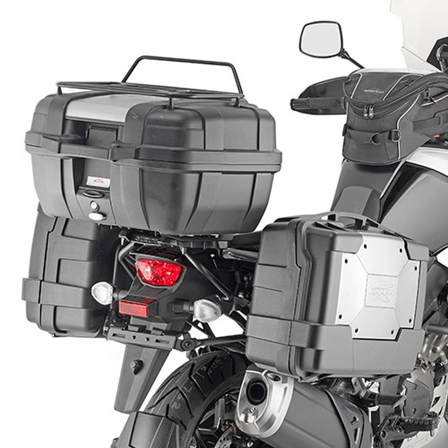 KAPPA MONOKEY side case carrier SUZUKI V-Strom 1050 XT/DE/SE '20-'25 - also fits MONOKEY KMS K'MISSION ALU cases - replaces KLO3117MK - minor scratches on mounting brackets