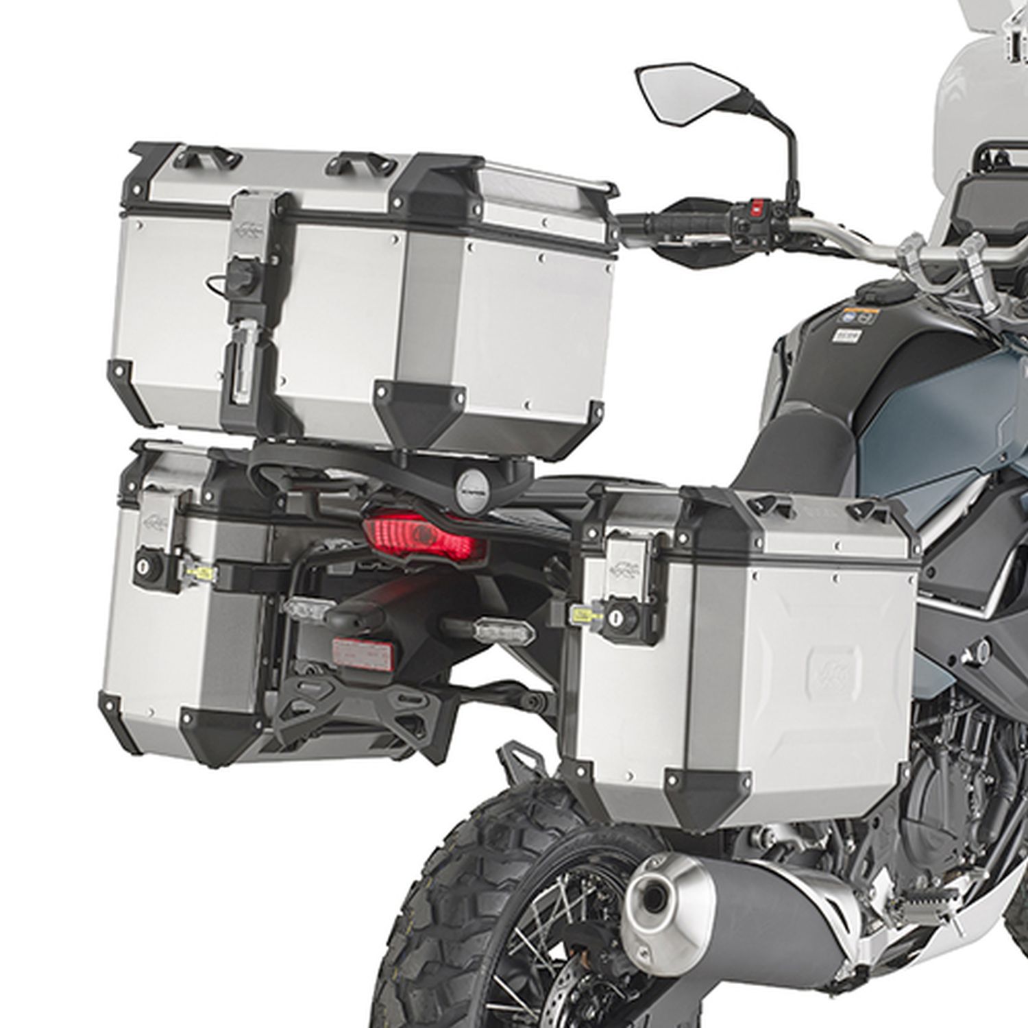 KAPPA MONOKEY CAM SIDE panniers rack KAWASAKI KLE 500 / SE '26- - for KFR K'FORCE and KVG K'VOYAGER ALU cases