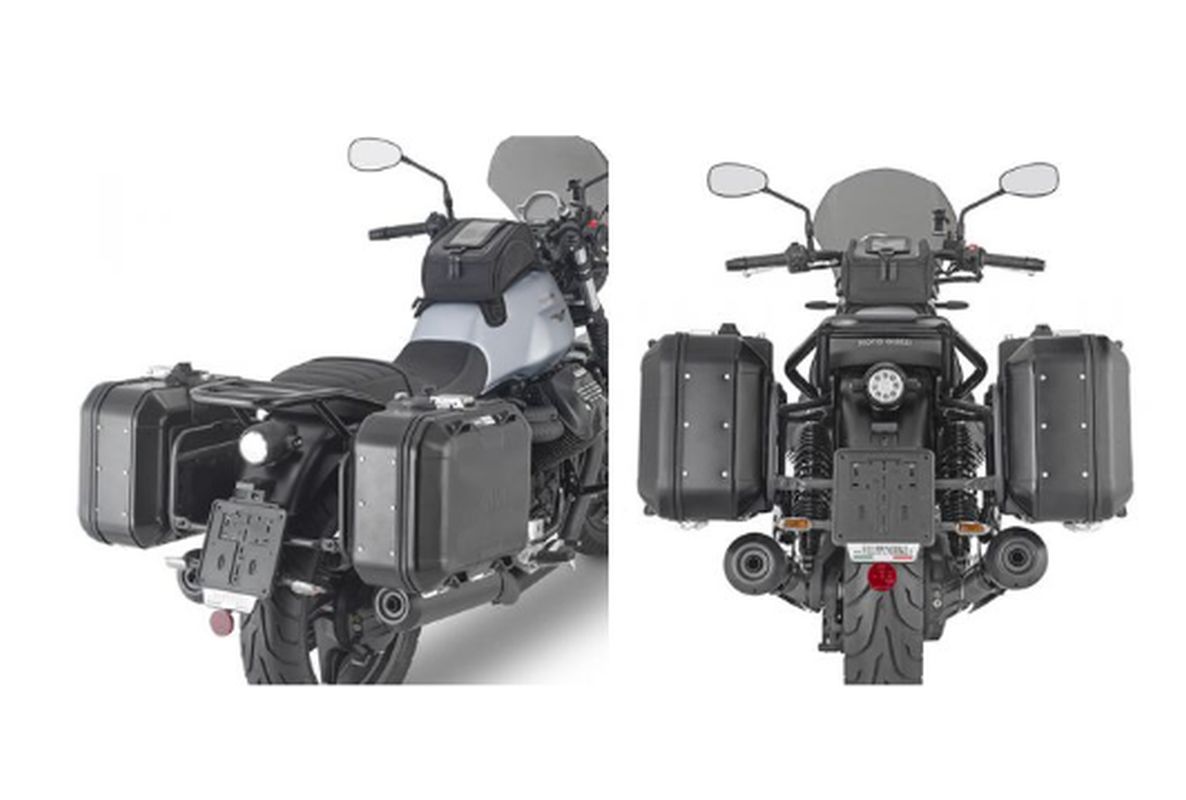 KAPPA boční nosič kufru MONOKEY MOTO GUZZI V7 STONE 21-25 - také pod kufry MONOKEY kmS KMISSION ALU