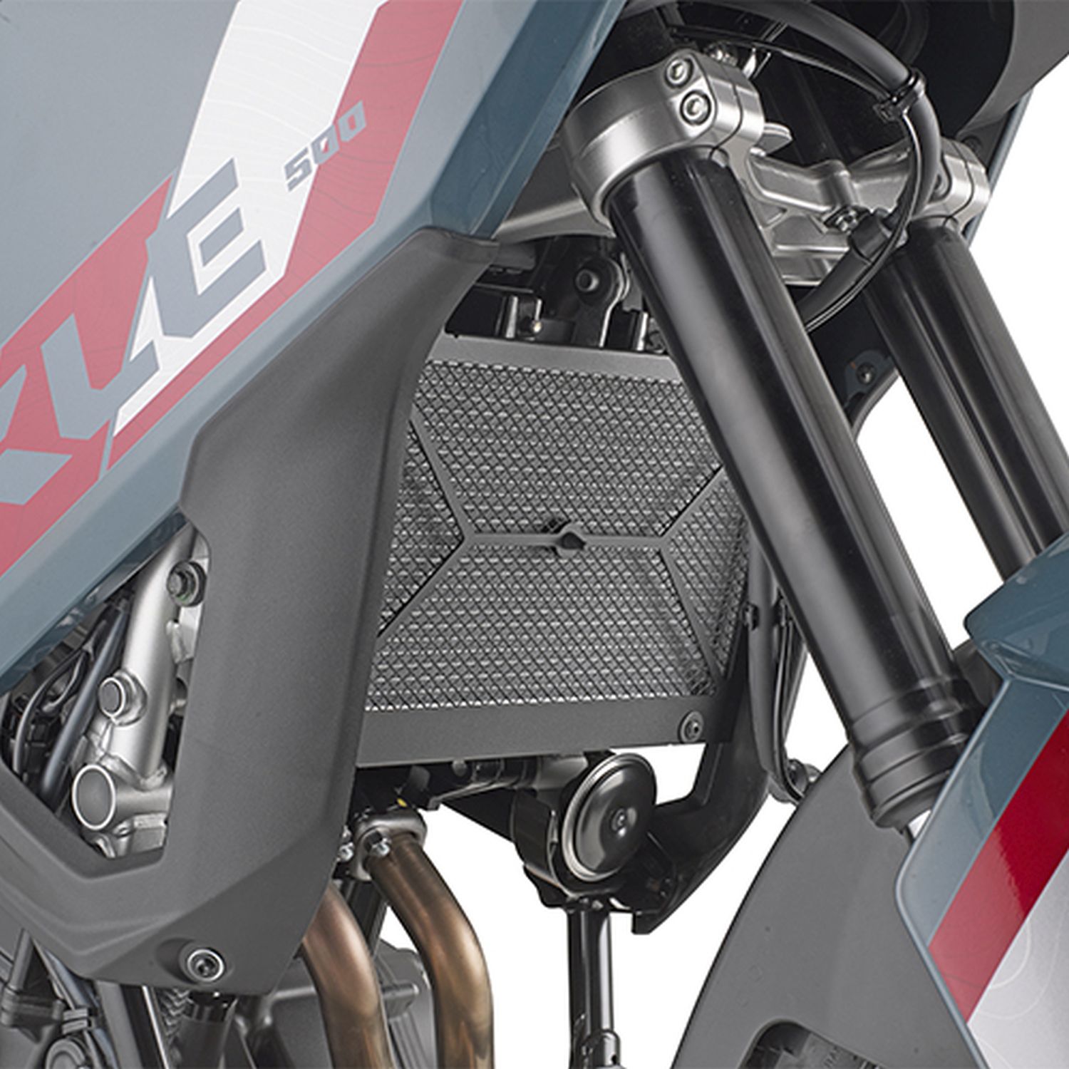 KAPPA kryt chladiče KAWASAKI KLE 500 / SE '26, barva černá