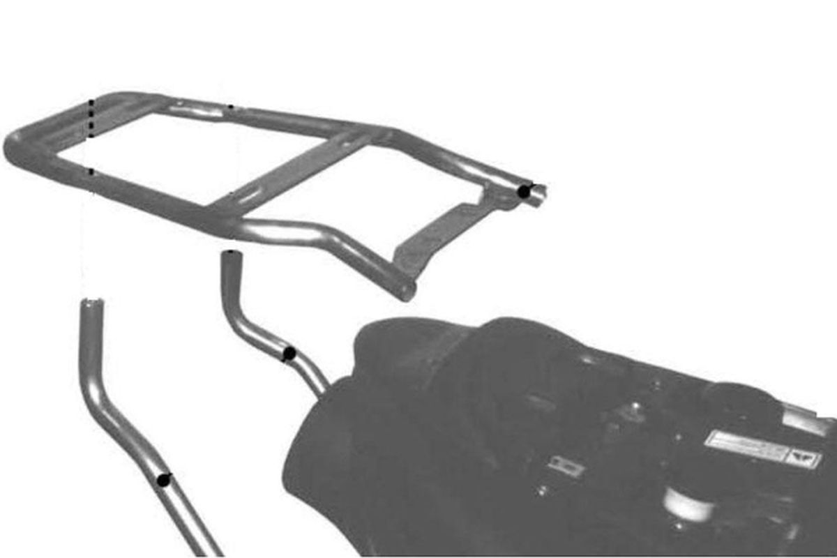KAPPA zadní nosič kufru APRILIA SR 50 DITECH (97-05) ( bez plotny )