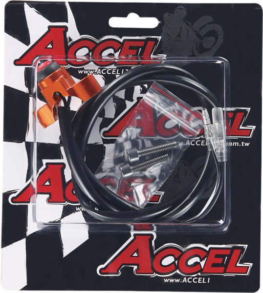 Universal ignition switch alumiNIUm colour green ( ACCEL KS-01GR