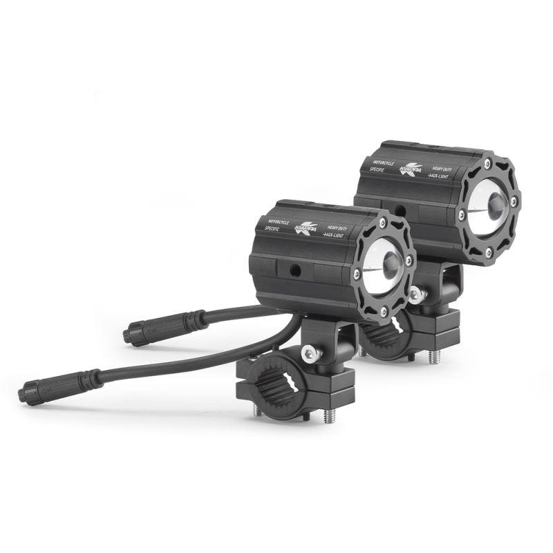 Levně KAPPA halogenové světlomety (HALOGENY) LED 25W s upevněním na průměr OD 21mm do 25mm ( 2 kusy) (KAPPA halogenové světlomety (HALOGENY) LED 25W s)