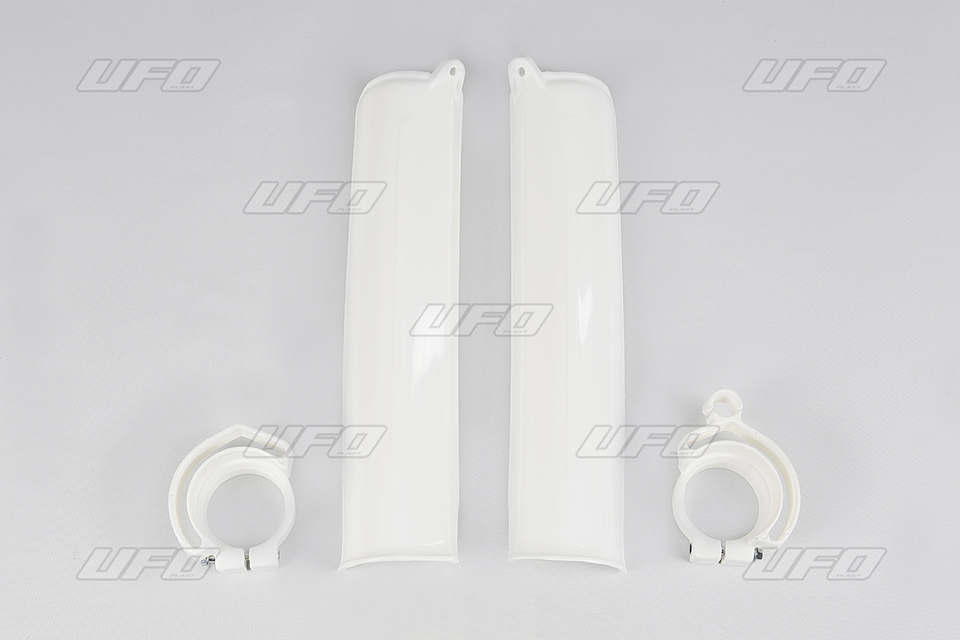 UFO fork guards KTM 125/250/360/500/600 90-92 white