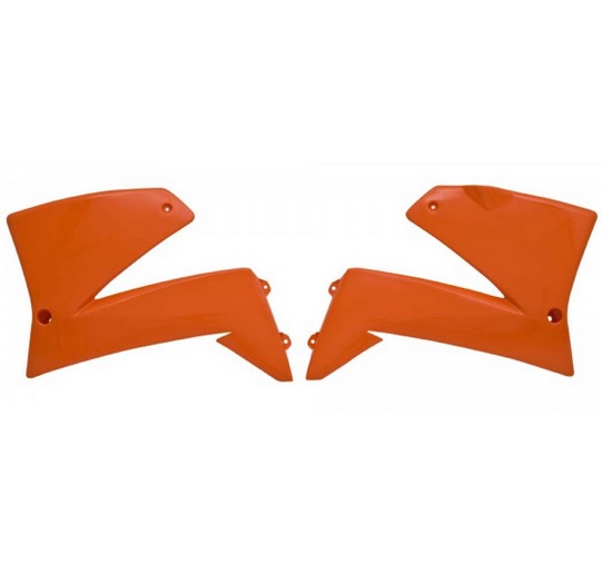 UFO kryty chladiče KTM 640 LC 4 SM, 660 SMC 04-07 barva oranžová
