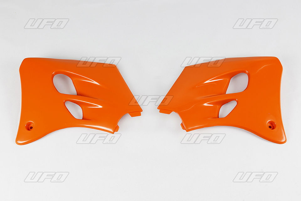 UFO kryty chladiče KTM SX 60/65 97-01 barva oranžová (UFO kryty chladiče KTM SX 60/65 97-01 barva oranžová)