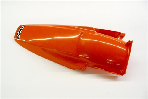 UFO blatník zadní KTM 2T 98-03, 4T 00-03 bez bočnic barva oranžová