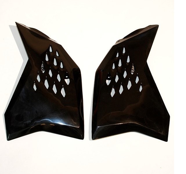 UFO kryty chladiče KTM SX 07-08, EXC 08 barva černá = KT04016001 (UFO kryty chladiče KTM SX 07-08, EXC 08 barva černá = KT04016001)