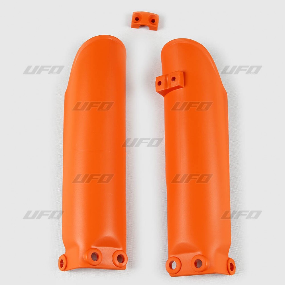 UFO kryty předních tlumičů KTM SX 65 02-25, HUSQVARNA TC 65 24-25, GAS GAS MC 65 21-26, barva oranžová