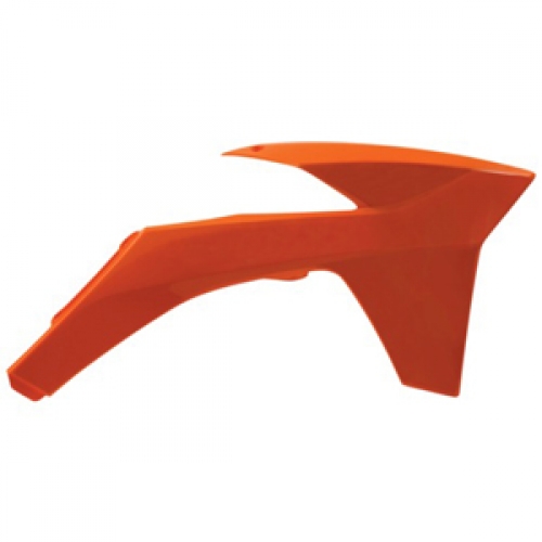 UFO kryty chladiče KTM SX/SXF 11-12, EXC 12-13 barva oranžová (UFO kryty chladiče KTM SX/SXF 11-12, EXC 12-13 barva oranžová)