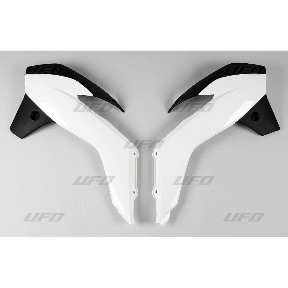 UFO kryty chladiče KTM SX 13-17 barva 17 (bílá/černá) (UFO kryty chladiče KTM SX 13-17 barva 17 (bílá/černá))