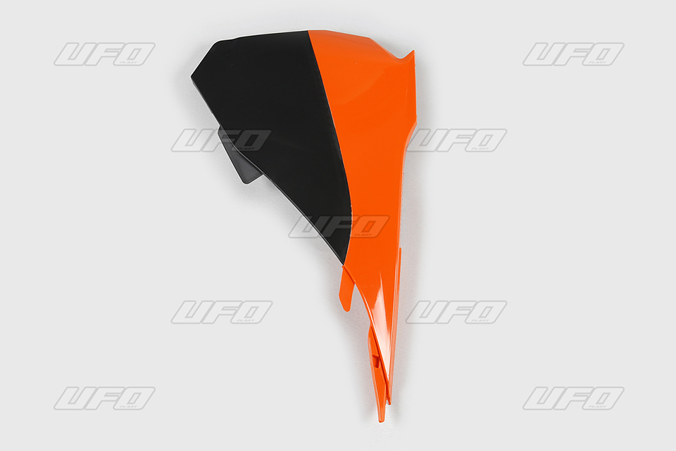 UFO kryty vzduchového filtru (1 kus levý) barva OEM (černá/oranžová) KTM