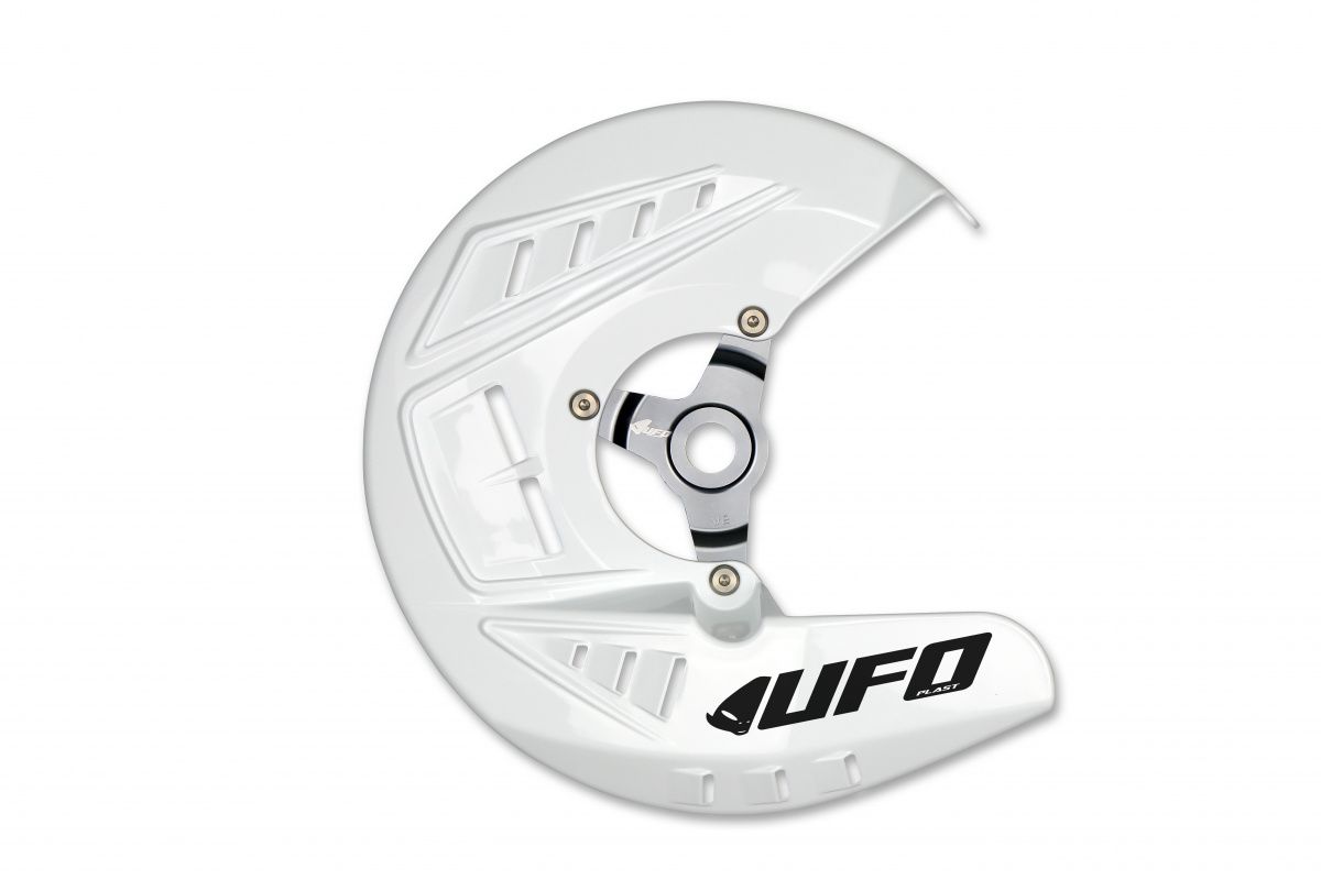 UFO kryt brzdového kotouče KTM SX 125/150/250, EXC 125/200/250/300, SX-F/EXC-F 250/350/450 10-14, EXC-F 500 11-14, barva bílá - nahrazený DC01005041