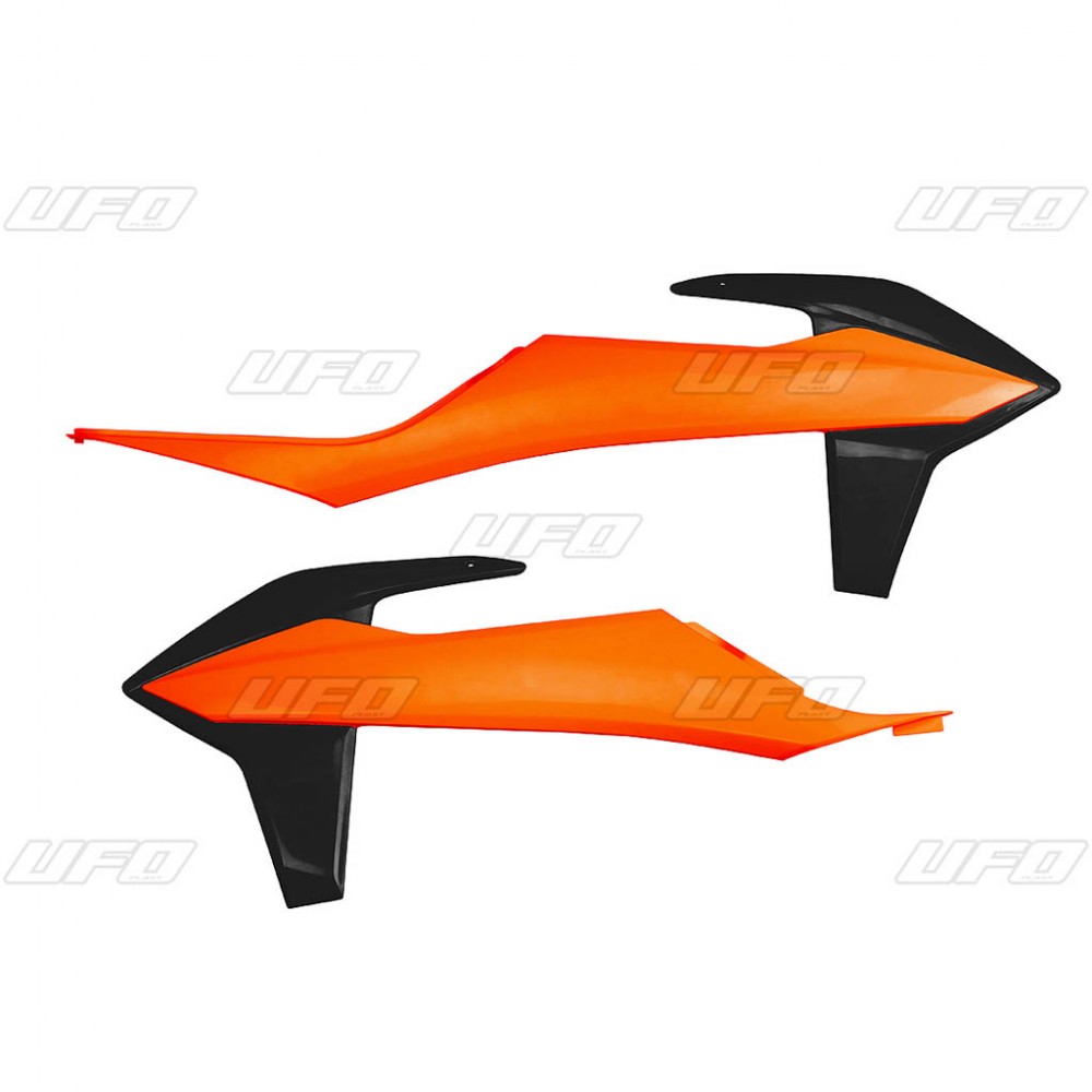 UFO kryty chladiče KTM SX/SXF(SX-F) 125/150/250/350/450 19-22, EXC 125 20-21, EXC/EXCF(EXC-F) 150/250/300/350/450/500 TPI 20-2023 barva