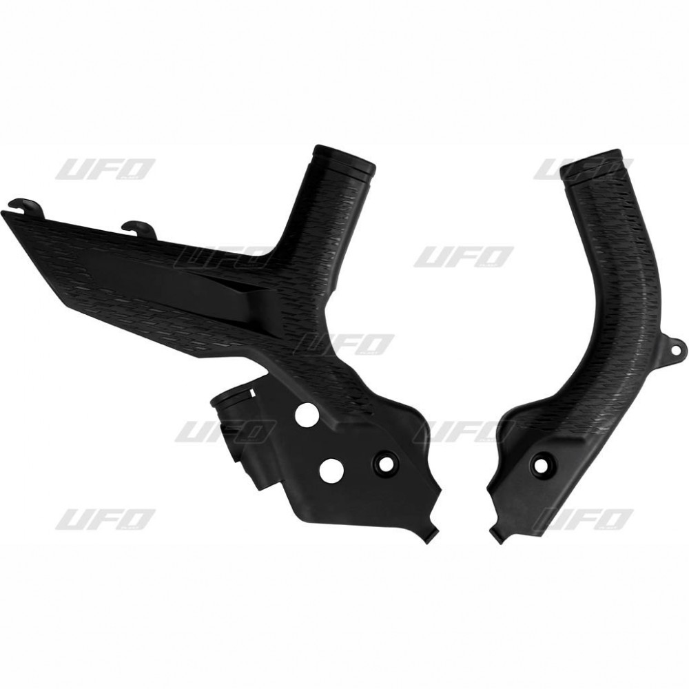 UFO kryty rámu KTM SXF 19-21 barva černá (UFO kryty rámu KTM SXF 19-21 barva černá)