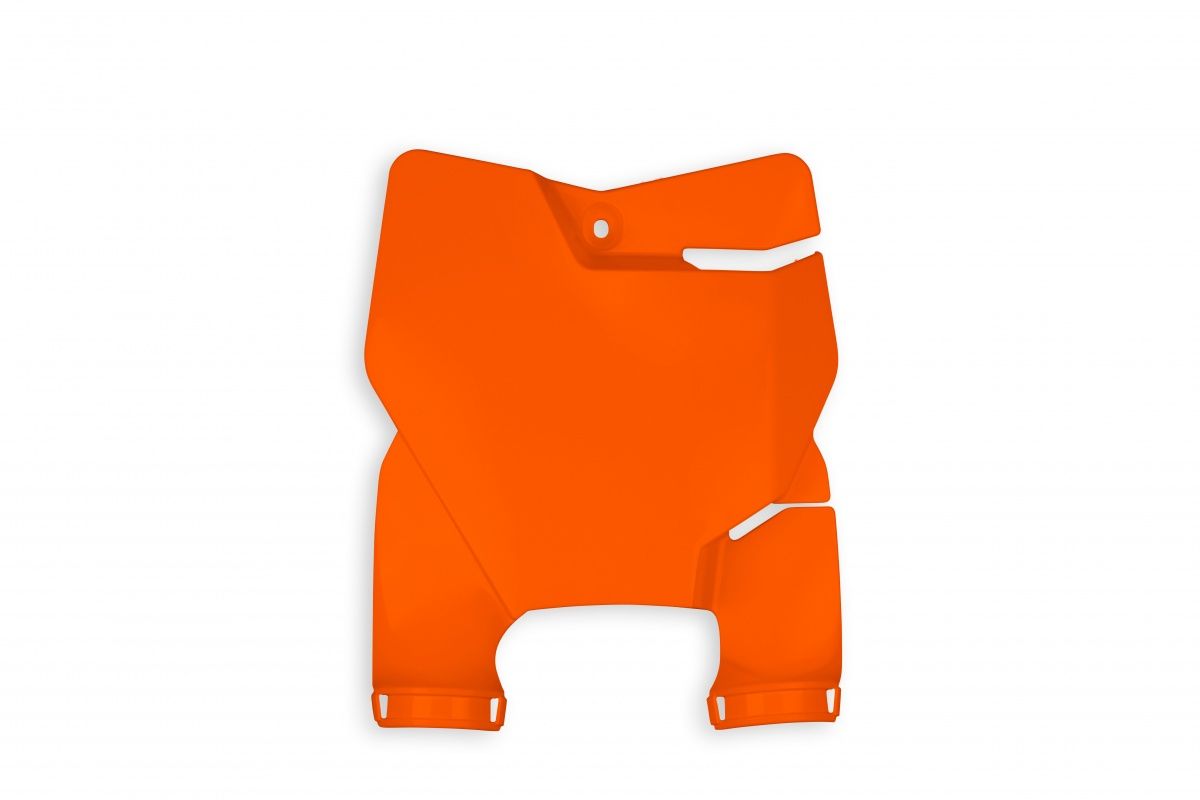 UFO tabulka na startovací číslo KTM SX 65 16-23 barva oranžová (s kryty tlumičů) (UFO tabulka na startovací číslo KTM SX 65 16-23 barva oranžová (s)