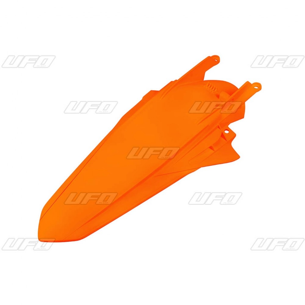 UFO zadní blatník KTM EXC 125 20-21, EXC/EXCF(EXC-F) 150/250/300/350/450/500 TPI 20-2023 barva oranžová (s kolíky) ENDURO