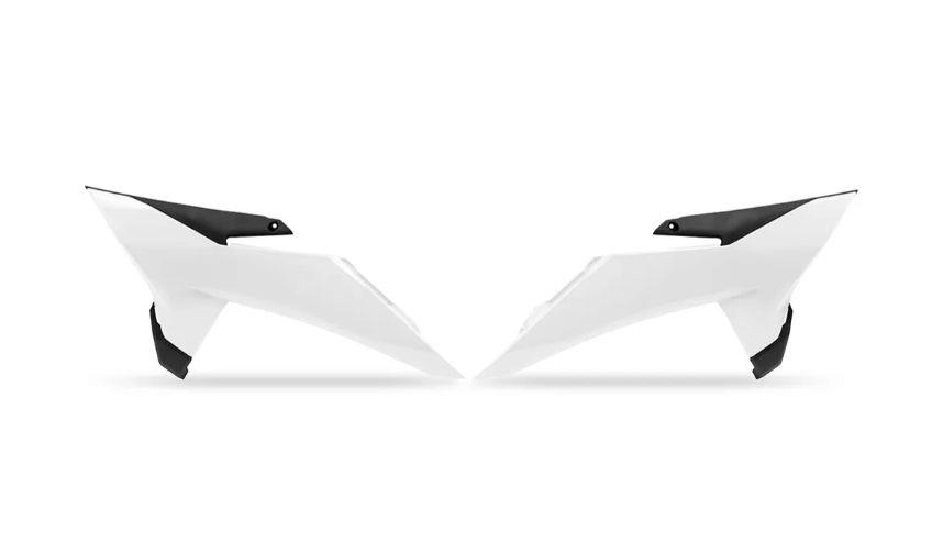 UFO 2025/11 kryty chladiče KTM SX 85 18-26 barva bílá (UFO 2025/11 kryty chladiče KTM SX 85 18-26 barva bílá)