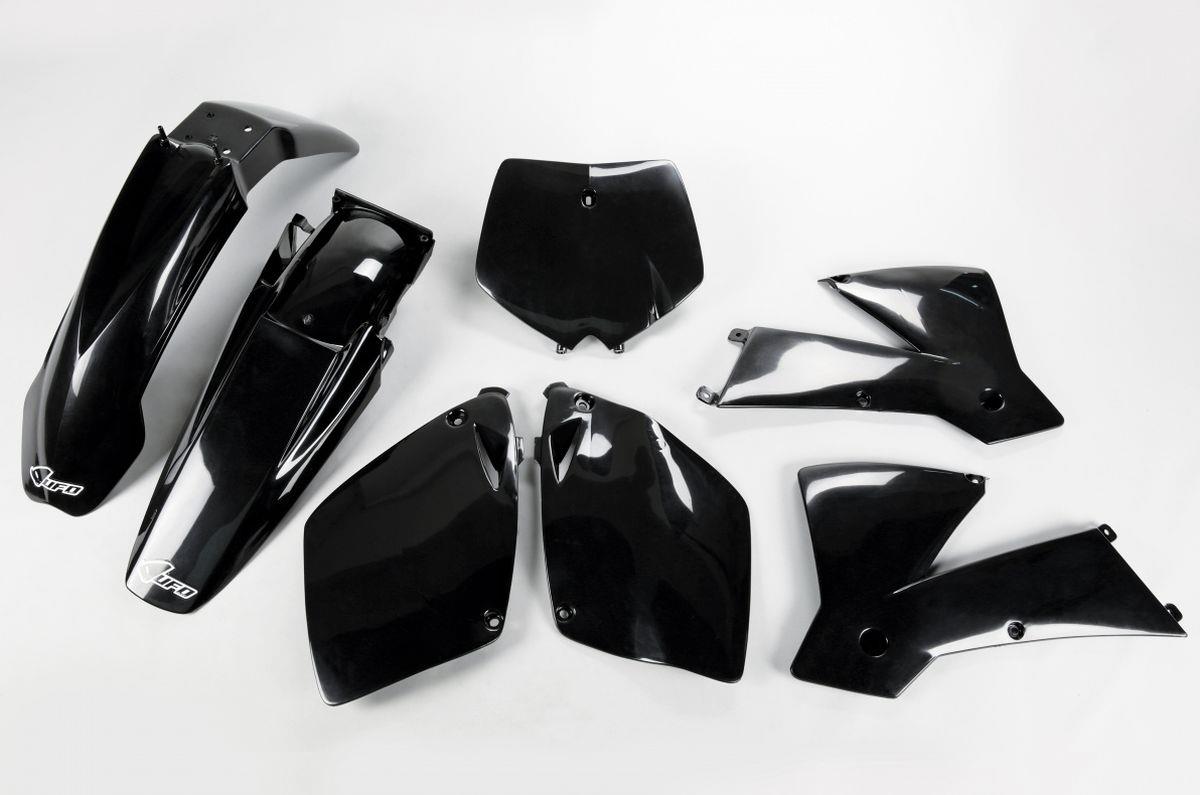 UFO kompletní sada plastů KTM SX-SXF 01-02 barva černá (UFO kompletní sada plastů KTM SX-SXF 01-02 barva černá)