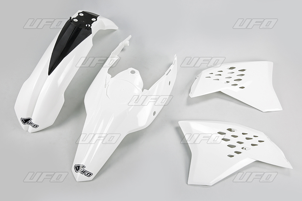 UFO kompletní sada plastů KTM EXC 09-10 barva bílá (KT511E047)