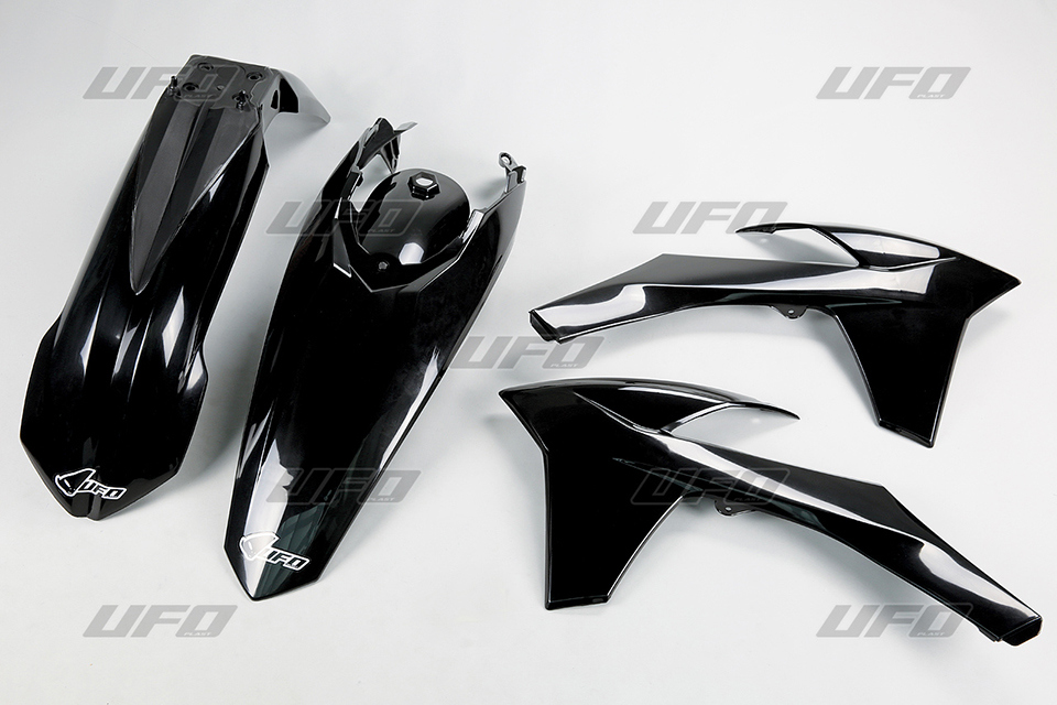 UFO kompletní sada plastů KTM EXC 12-13 barva černá (KT513E001)