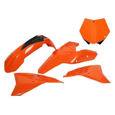 UFO kompletní sada plastů KTM SX 85 13-17 barva 13-14 (oranžová) (KT514E999) (UFO kompletní sada plastů KTM SX 85 13-17 barva 13-14 (oranžová))